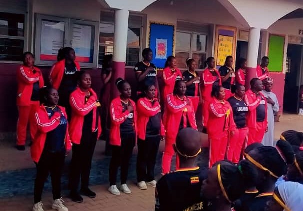 Staff leading an assembly